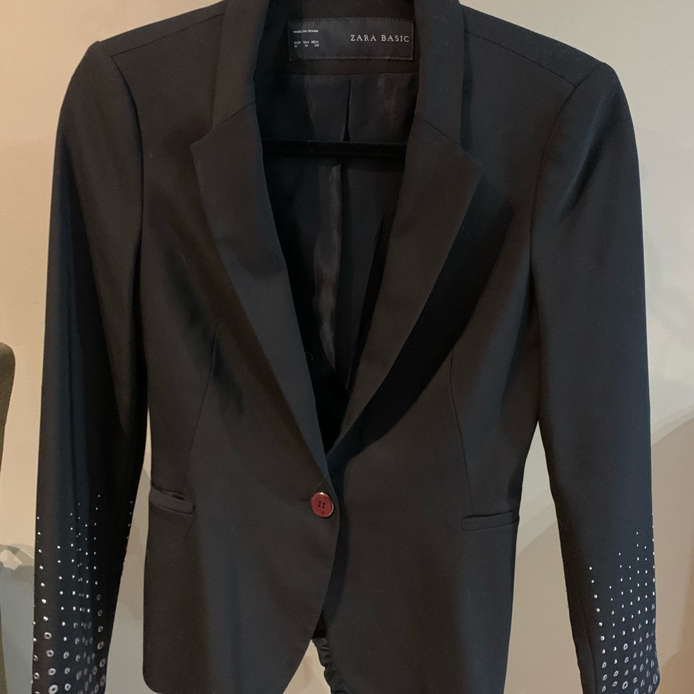 Zara Basic black Blazer. M